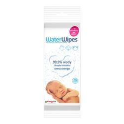 WaterWipes, chusteczki nasączone czystą wodą, 28 szt.