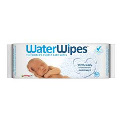 WaterWipes, chusteczki nasączone czystą wodą, naturalne, 60 szt.